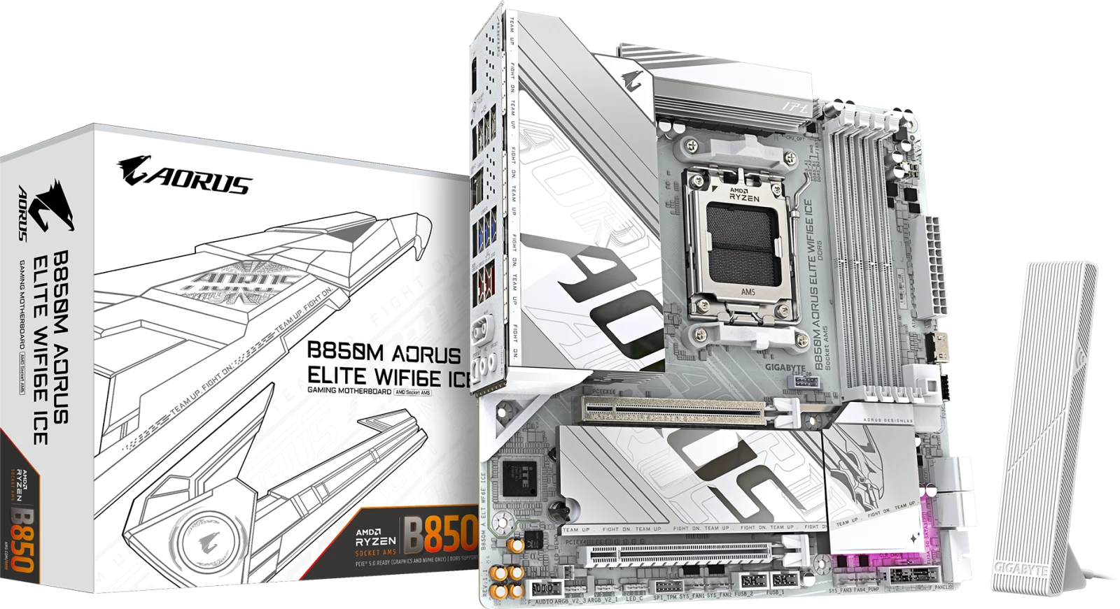 Gigabyte B850M AORUS ELITE WIFI6E ICE (Rev. 1.x)